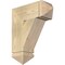 Ekena Millwork Traditional Arts & Crafts Rough Sawn Bracket, Douglas Fir, 6"W x 18"D x 22"H BKT06X18X22TRA03RDF - alternate 1